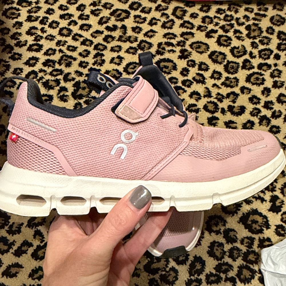 On Running Blush Pink Sneakers with White Sole